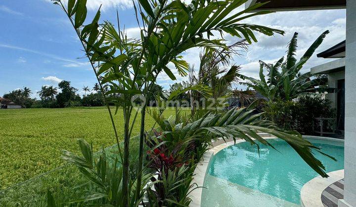 Luxury Villa View Sawah di Ubud, 2 Kamar Tidur Akses Jalan 5 Meter 1