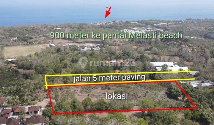 Only one unit of sea view land plot left on Melasti Beach Road 2