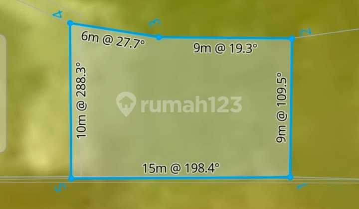 Tanah Langka 135M² Lingkungan Villa Mewah Tegal Cupek Umalas