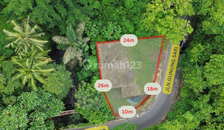 Tanah Premium Di Pusat Ubud, Dekat Air Terjun Dan Sungai Besar 1