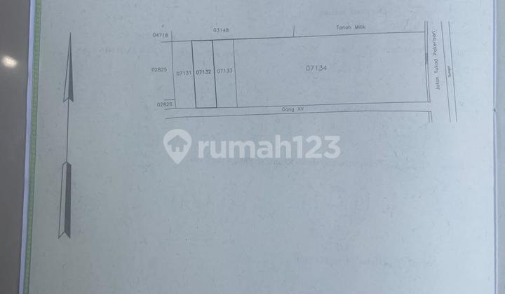 Tanah Panjer Tukad Pakerisan 300M² Hadap Selatan