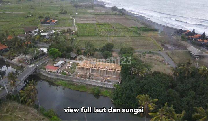 River land with full sea and sunset view, 90 meters to the beach 2