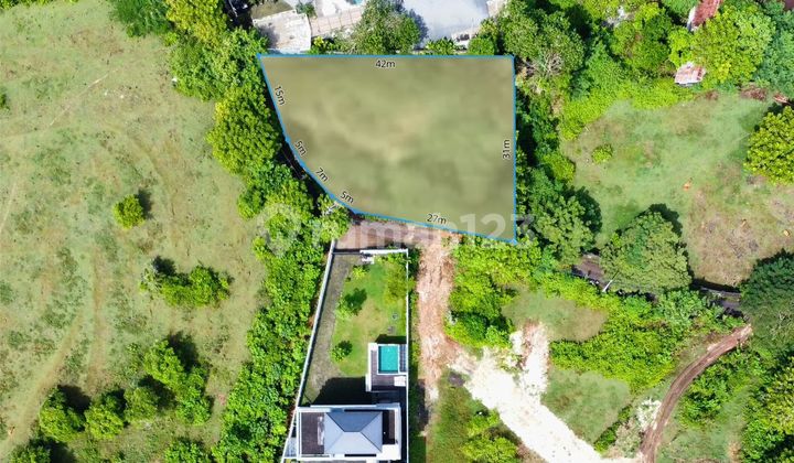 Tanah 1000m2 View Laut Kawasan Villa Mewah Pandawa Nusa Dua