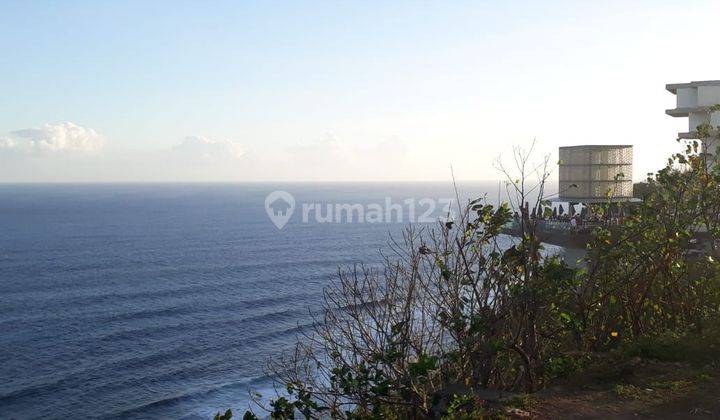 Tanah los tebing lokasi premium di Uluwatu, sudah tembok keliling 1