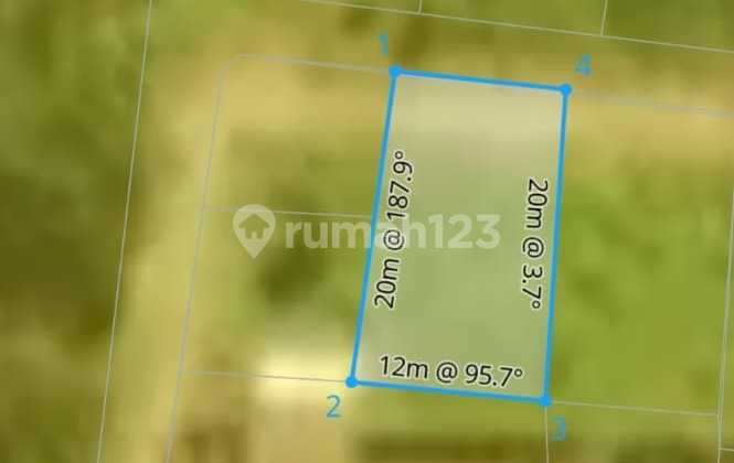 Tanah 206m² Strategis Di Singapadu Ubud Gianyar