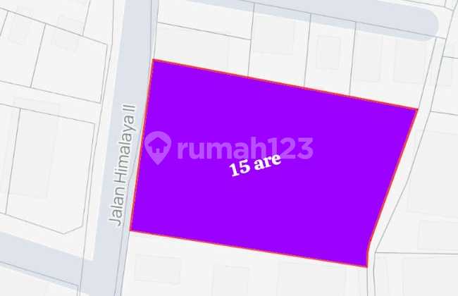 Tanah Komersil Premium 1.500M² Jalan Himalaya Denpasar Barat