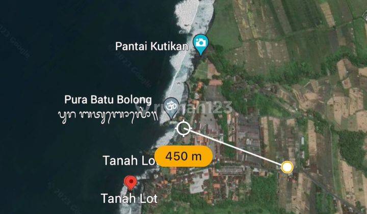 Tanah Di Jalan Raya Utama Tanah Lot Akses Jalan 10 Meter 1