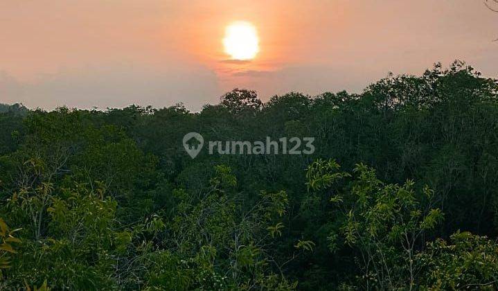 Tanah datar full view laut di puri gading Jimbaran 1