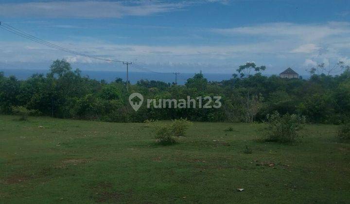 Tanah kontur datar view laut di Ungasan, 5 menit ke pantai Melasti 2