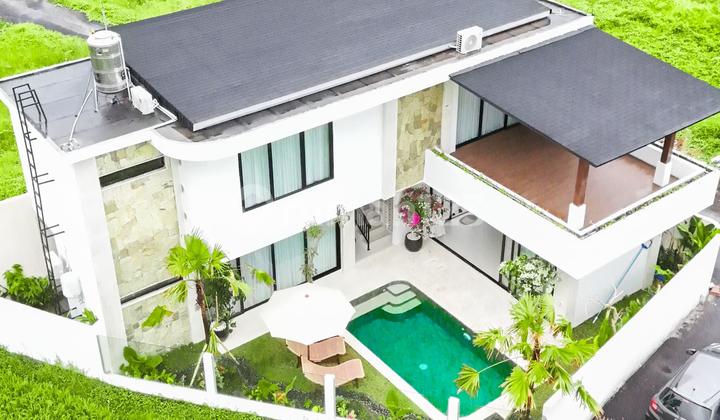 Luxury Modern Mediterranean Villa With Rice Field View Cemagi