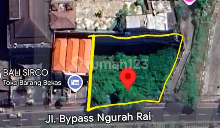 Tanah Jalan Utama By Pass Ngurah Rai Nusa Dua, Bonus IMB 5 Unit Ruko
