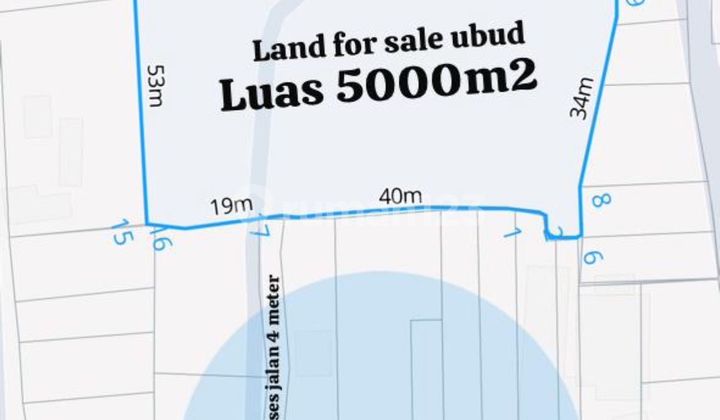 Tanah Strategis Di Ubud Cocok Untuk Resort/villa 1