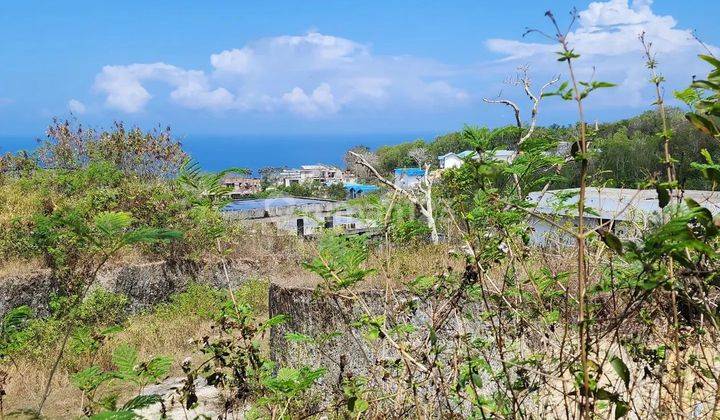 Cheap, sea view land in Uluwatu, wide road access and easy to access  1