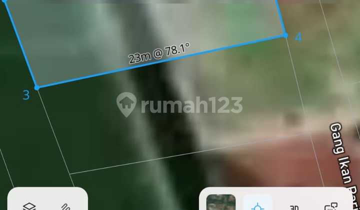 Tanah Strategis Di Denpasar Selatan, View Sawah, Shm Lengkap