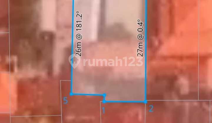 Tanah Jalan Utama Bung Tomo Denpasar Barat Bonus Bangunan Kost