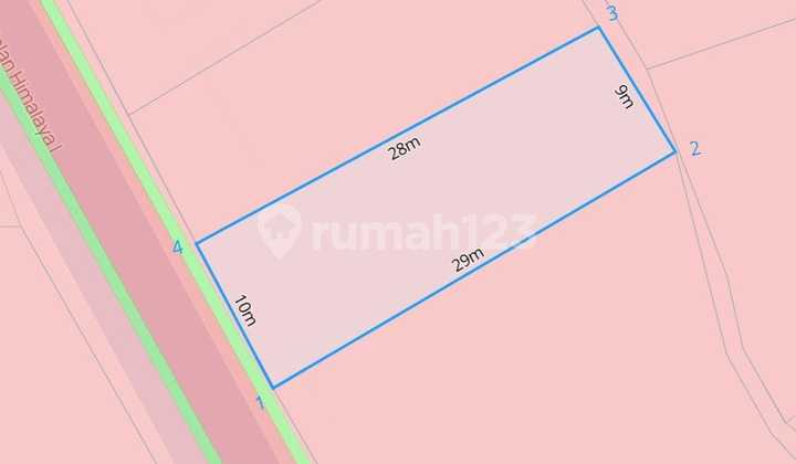 Tanah Komersil Strategis Jalan Himalaya Denpasar Barat