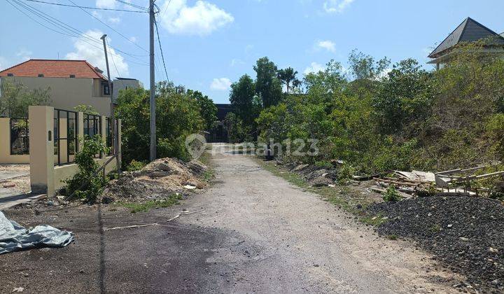 Tanah datar view laut di Jimbaran, akses jalan 7 meter 2