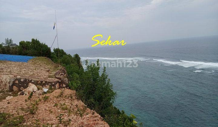 Land Above the Cliffs of Batu Barak Beach Super Cool Super View  1