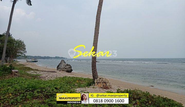 Serius Jual Tanah Pantai Carita Lebar Pantai Panjang View Keren 2