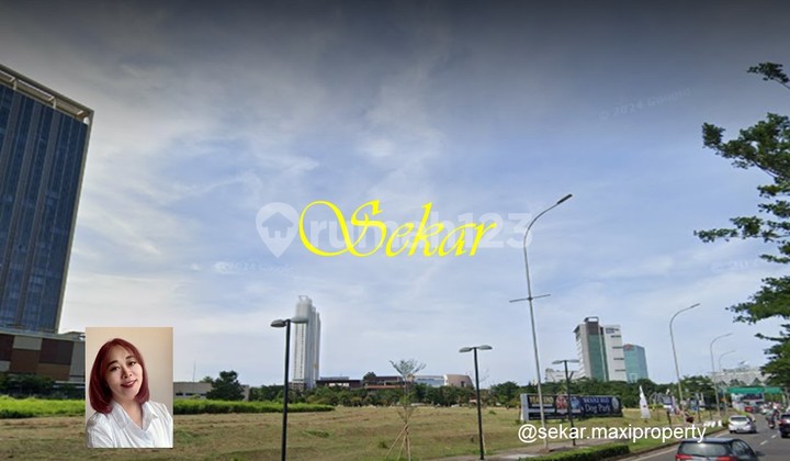 For Sale Kavling Komersial Bsd Depan Aeon Ice Branz Dekat Tol