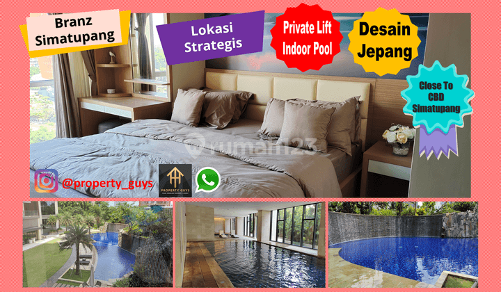 Apartemen Branz Simatupang, 2+1BR. Private Lift 1