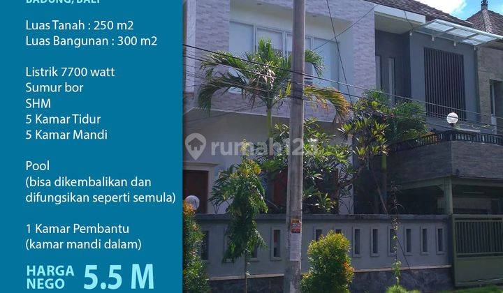 Rumah 2LT 5BR Lokaswi Premier Sunset Road Bali 1