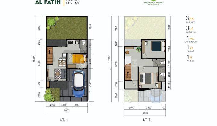 Rumah 2 Lantai Baru di Raya Babelan, Bekasi 2