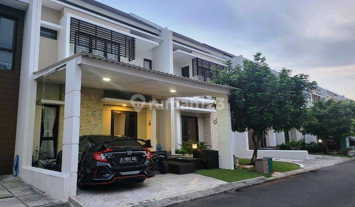 Rumah 2 Lantai Bagus Unfurnished SHM di Cluster Burgundy, Bekasi 1