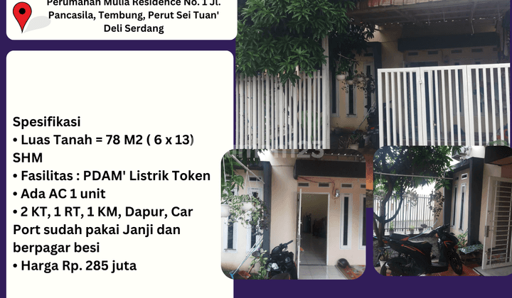 di Jual Rumah Cantik Dan Murah di Daerah Tembung 1