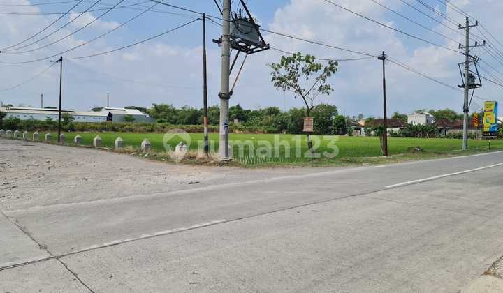 Tanah Zona Merah di Jalan Raya Solo Sukoharjo 1