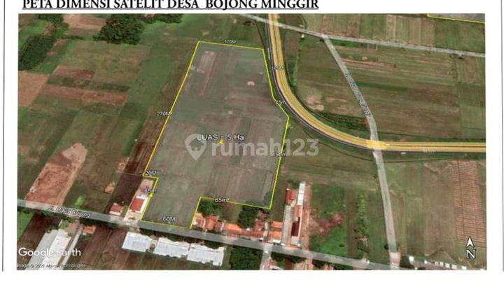 Tanah zona industri dekat pintu tol pekalongan 6