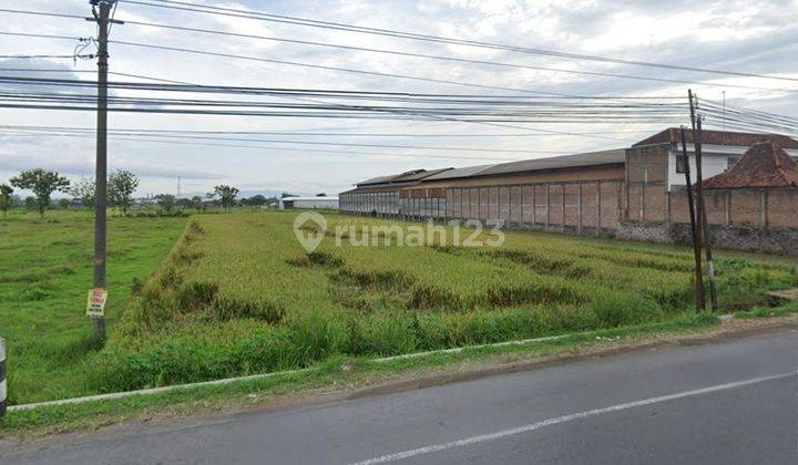 Tanah Murah Zona Industri Di Jalan Raya Solo Jogja Klaten 2