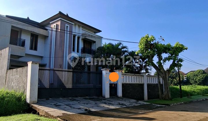 Large House with Garden View and Spacious Yard in Kemang Pratama