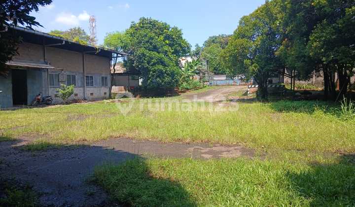 Gudang Besar Pinggir Jalan Jl Raya Mudah di Akses Bantargebang Bekasi