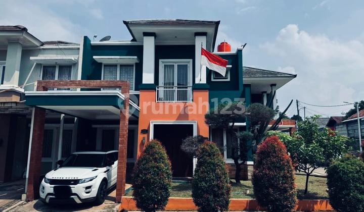 Rumah Hook 2 Lantai Semi Furnish Anti Banjir di Jatiwarna Bekasi