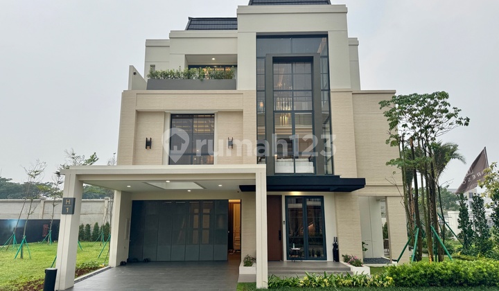 Rumah Mewah 3 Lantai Classic di Bsd City Dengan Lift Marmer