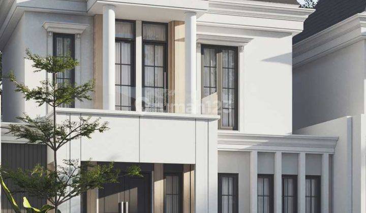 Rumah Bagus 2 Lantai American Classic Di Cluster Depan 1