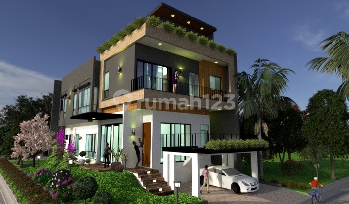 For Sale New Luxury Standalone Building House in New Bsd Area, Bsd Green Wich 2