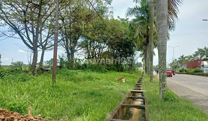 Kavling Boulevar jalan raya modern industri luas 2 hektar di kawasan industri di Modern Cikande Serang  5