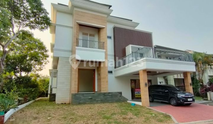Rumah baru mewah bangun mandiri split level dib di BSD Delatinos  1