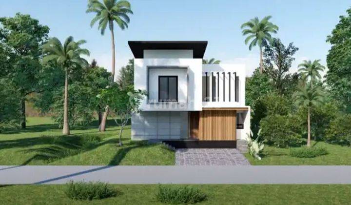 Rumah baru mewah ada kelebihan tanah Selatan Barat di The Icon BSD city  1