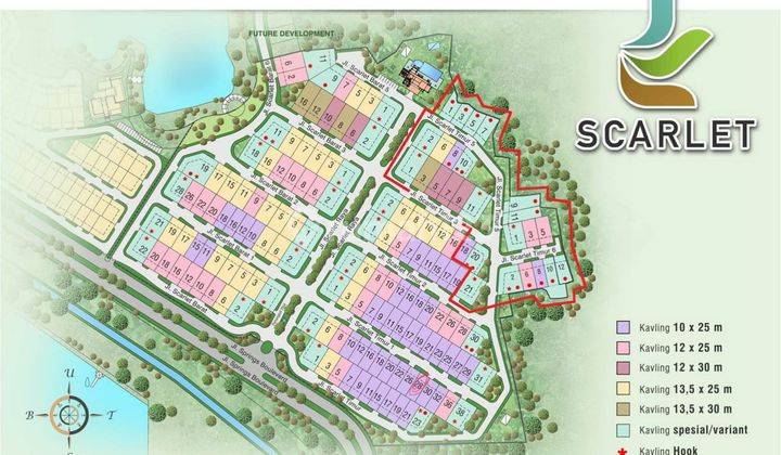 Tanah Luas 250 M² Jarang Ada Dekat Club House Besar The Spring Di Gading Serpong The Spring 2