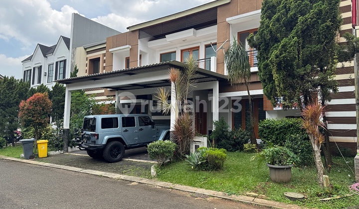 Rumah Mewah Bonus Tanah Fasum Luas View Alam SHM di BSD The Green 1