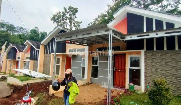 Rumah subsidi bonus canopi dapur di Perum Harmoni Boja 2