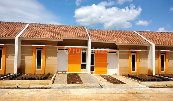 Rumah subsidi bonus canopi dapur di Perum Harmoni Boja 8