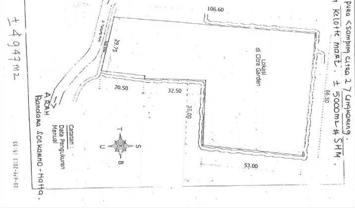 Dijual Kavling Murah Di Jln Tanjung Pura Kalideres Jakarta Barat Cocok Utk Gudang 