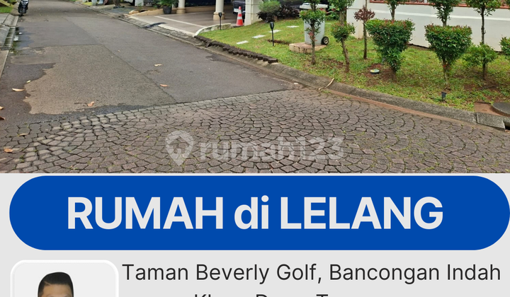 For Sale by Auction Luxury Corner House in Beverly Golf Garden, Kelapa Dua Tangerang