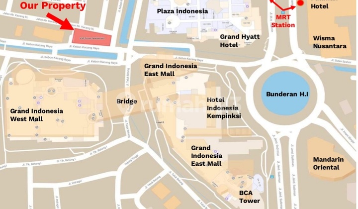 Dijual Kavling Jakarta Pusat , Jarang Ada 