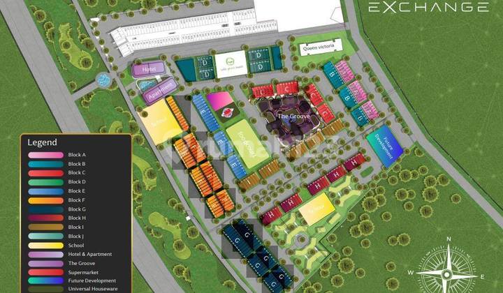 RUKO AZURE EXCHANGE Exclusive 3LANTAI BATAM CENTRE 