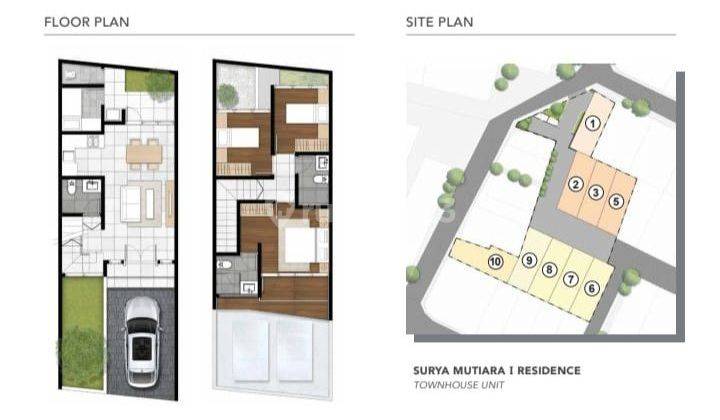 Dijual cepat Rumah baru 2 lantai di Sunrise Garden, Kedoya 2